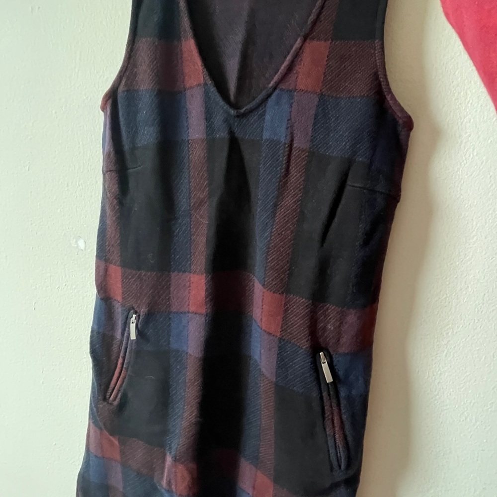 Vintage 90s 525 America Plaid Dress - Red and Black